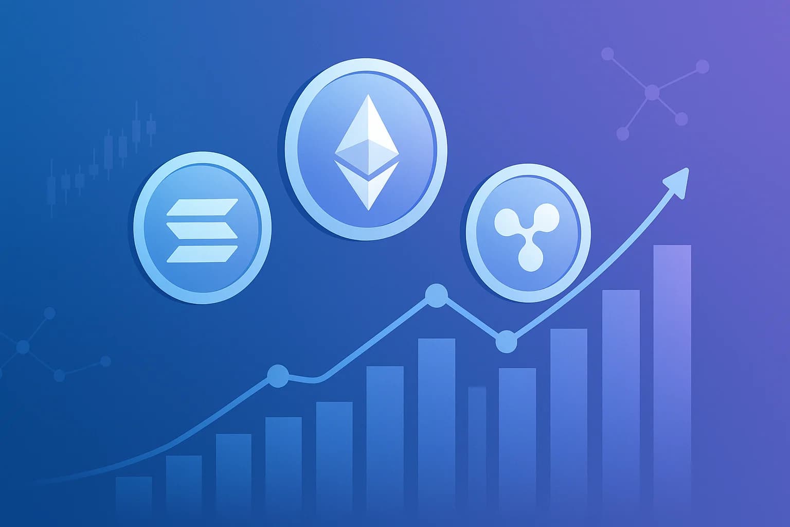 알트코인 랠리 신호, ETH·SOL·XRP 기관 자금 유입